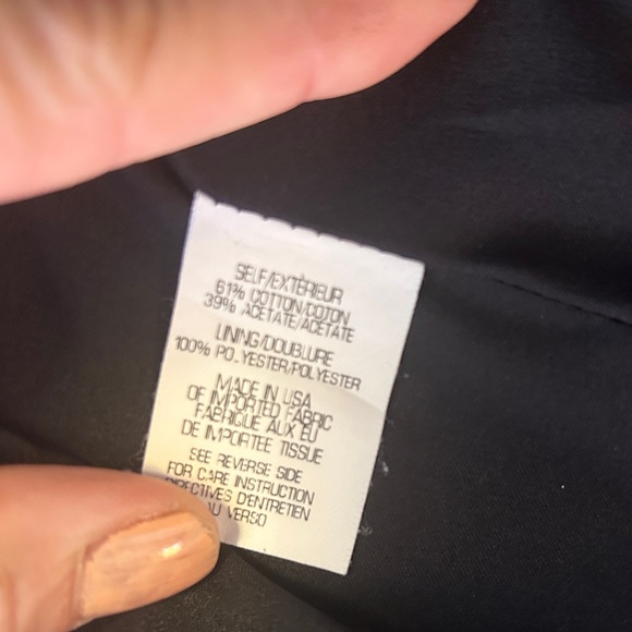 Theory Blue Black Pattern Lanai Blazer 8 (US size 4). - Picture 7 of 7